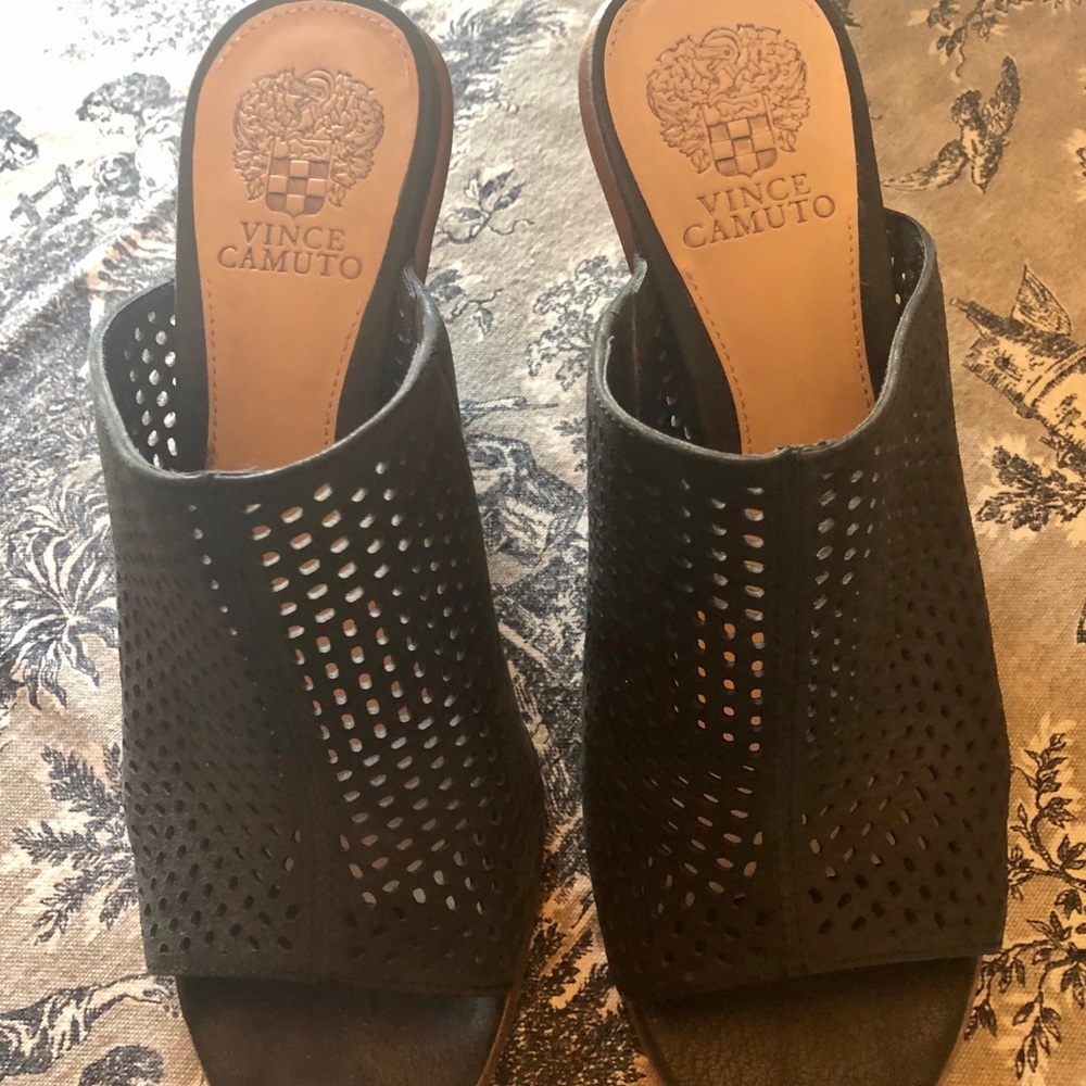 Vince Camuto Perforated Slides